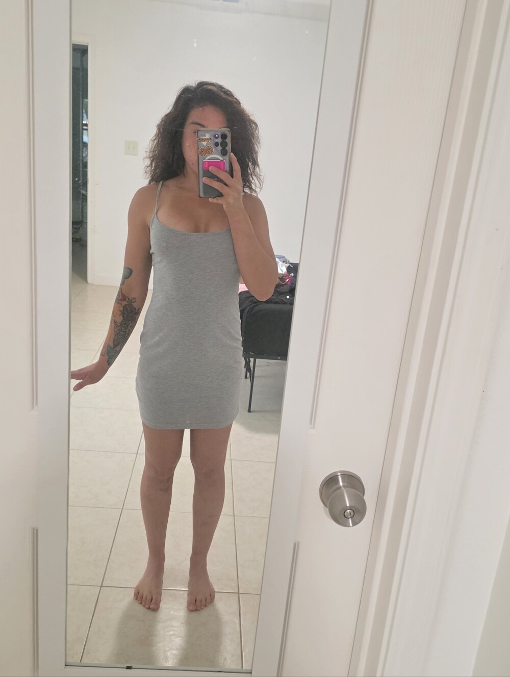 Gray Dress